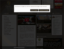 Tablet Screenshot of golfderoquebrune.com